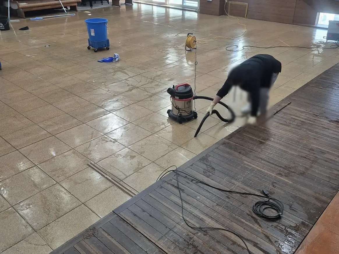 칠곡군 왜관읍 교회 탕비실 직원 휴게공간 위생청소 사례 - 행진크린